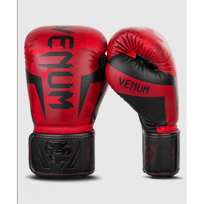 Боксови Ръкавици - Venum Elite Boxing Gloves - Red Camo​